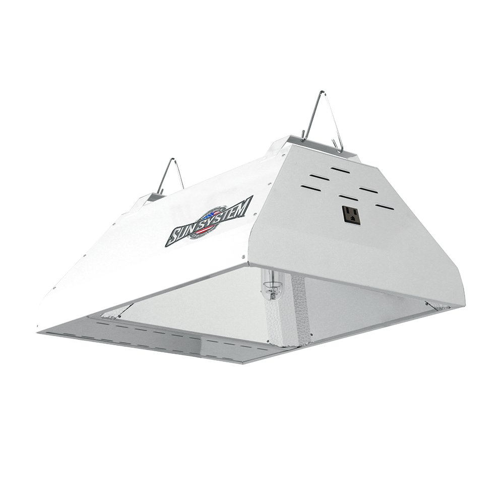 Sun System 315W LEC Grow Light Fixture with Philips Green Power CDM Lamp - Full Spectrum 3100K for Indoor Hydroponics & Greenhouse Plants | 208/240V with Internal Ballast | Perfect for Vegetables, Herbs & Flowering Plants