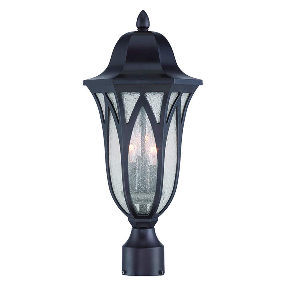 Acclaim 39817ORB Milano Collection 3-Light Outdoor Post Lantern Fixture in Oil Rubbed Bronze - Perfect for Porch, Patio, Garden & Pathway Lighting