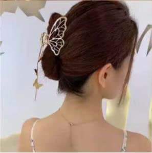UltraStylist 1 Butterfly Claw Clips - Metal Hair Clips for Women & Girls - Hair Accessories for Thin & Thick Hair - Perfect for School, Work, Parties & Everyday Styling