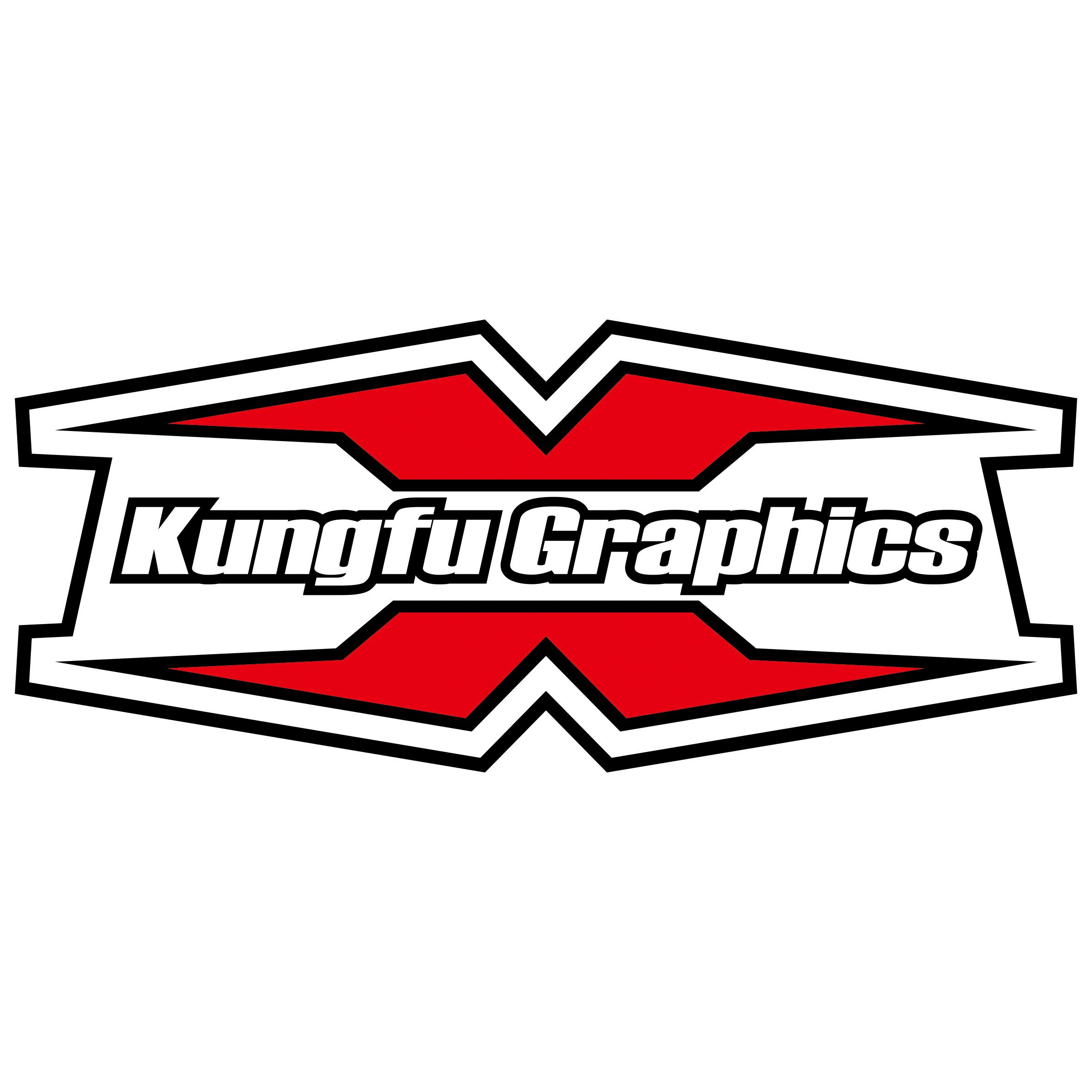 Custom Kungfu Graphics Decal Kit for 2007-2008 Kawasaki KXF250 KX250F Dirt Bike - KW2F0608003-KO - Perfect for Motocross Racing & Off-Road Adventures