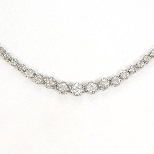 18K White Gold Diamond Necklace for Women - Elegant & Luxurious Jewelry Gift for Anniversary, Wedding, Valentine's Day