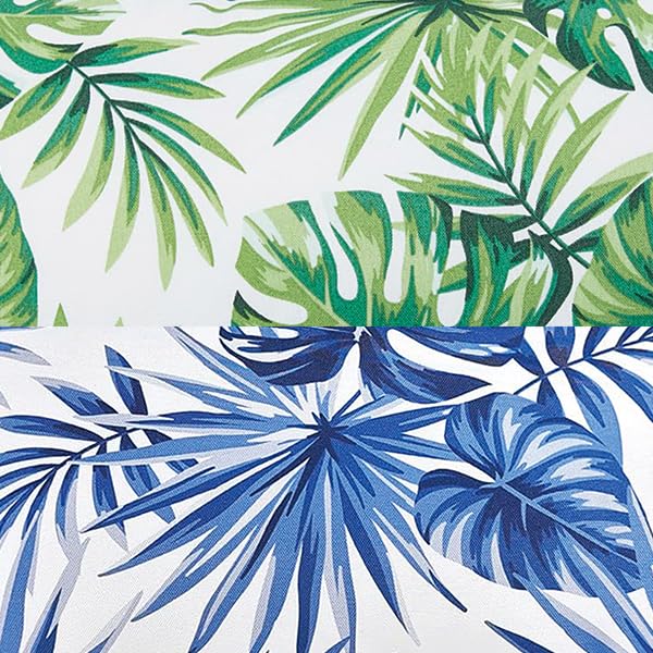 Multi Blue & Green Palm