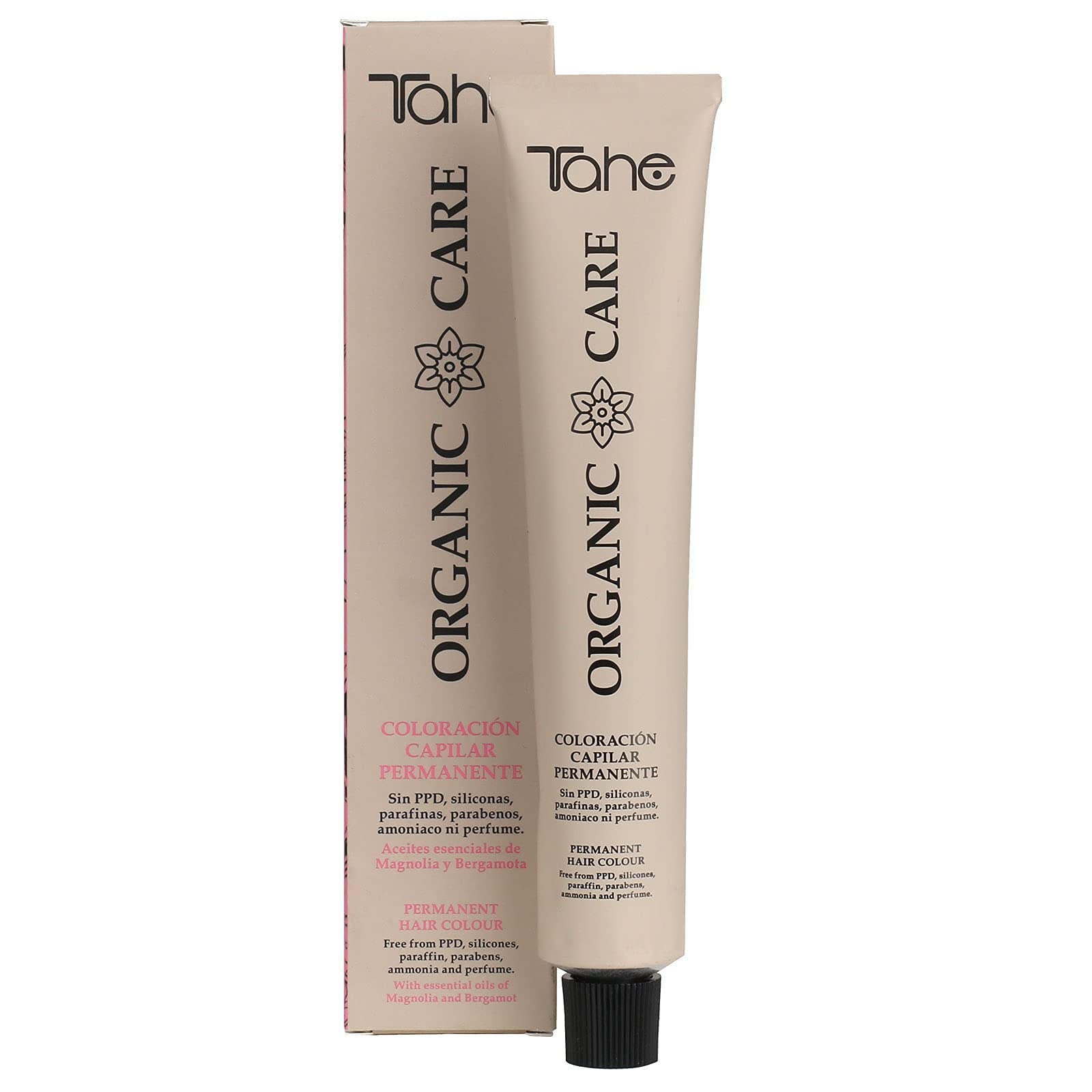 Tahe Organic Care Permanent Ammonia-Free Hair Color - 100ml (8.1 Light Blonde) | Natural & Gentle Hair Dye for Home Use & Salon Quality Results