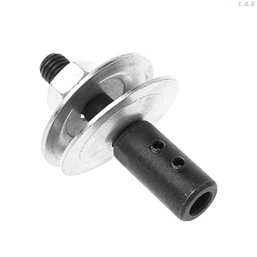 10mm Spindle Adapter for Bench Grinder - 8x12x62mm U50A Compatible with Grinding, Polishing & Shaft Motors - Perfect for Metalworking, Woodworking & DIY Projects