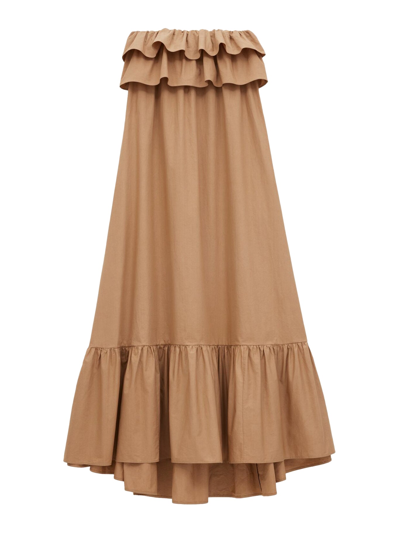 Cotton Ruffled Dress for Women - Flowy Summer Dress with Tiered Skirt - Perfect for Beach, Vacation, and Casual Outings