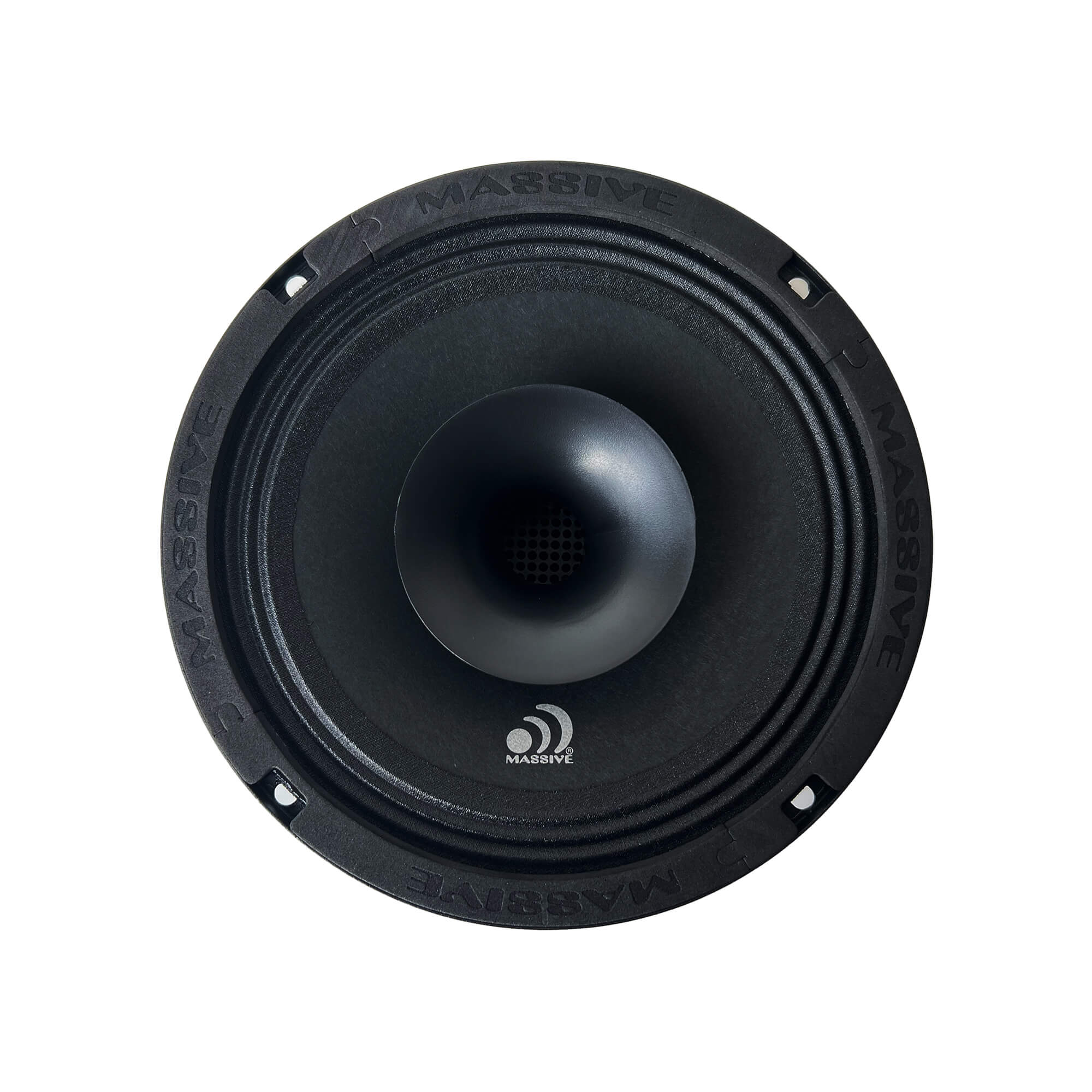 P8Z 8-Inch 4 Ohm Mid Bass Pro Audio Coaxial Speaker with Grill - 140 Watts RMS (Each) - Perfect for Car Audio, Home Theater & Live Sound Systems