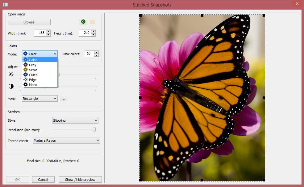 Stitched Snapshots Plus - Professional Machine Embroidery Software for PC & MAC | Create Custom Designs for Quilting, Apparel & Home Decor