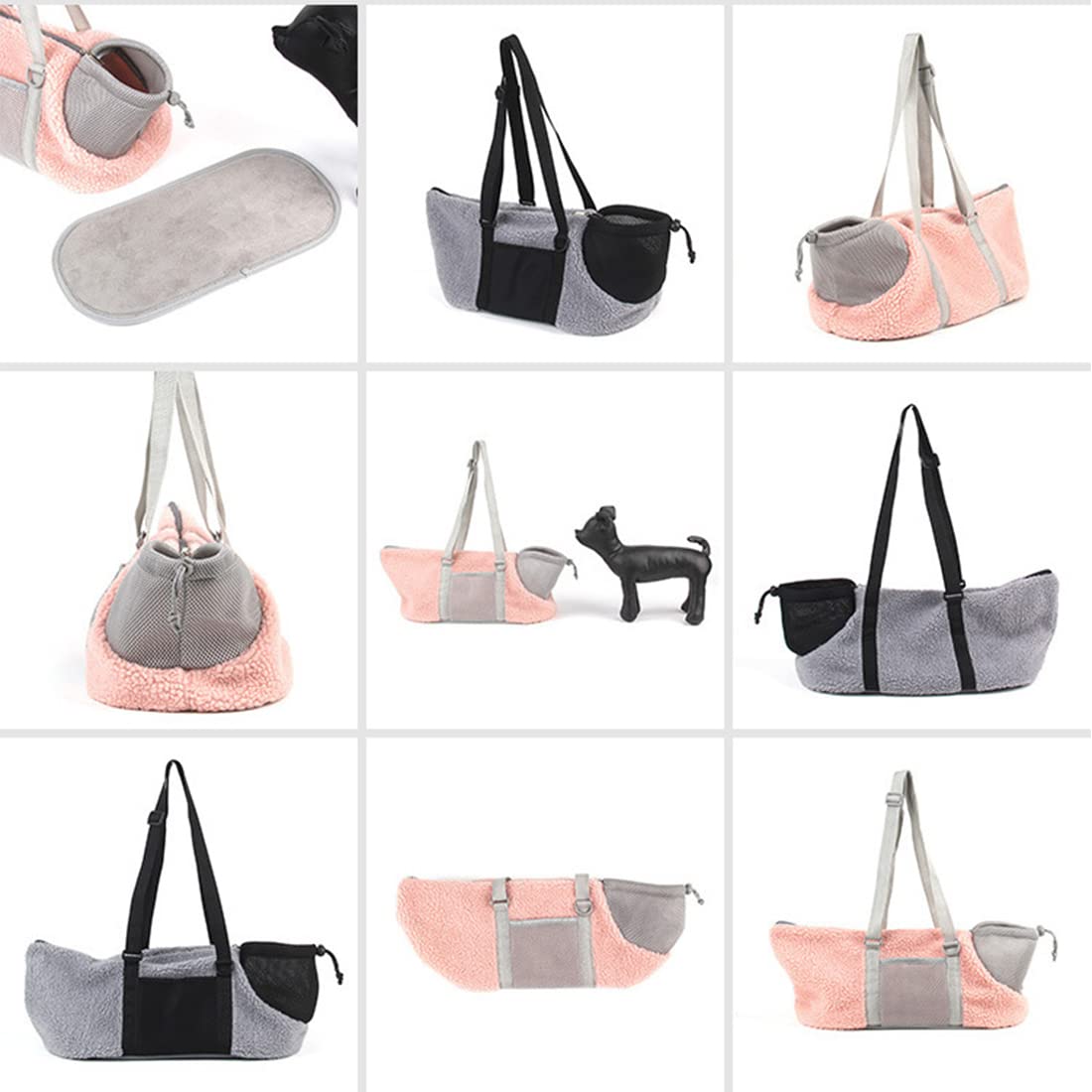 **Foldable Winter Cat Shoulder Bag - Warm & Breathable Small Pet Carrier for Travel, Outdoors, and Daily Use - Perfect for Cats & Small Dogs**