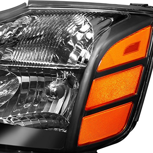 AKKON LED Headlights & Tail Lights Set for 2004-2015 Nissan Titan Pickup Truck - Black Housing - Improved Visibility & Style for Night Driving & Off-Road Adventures