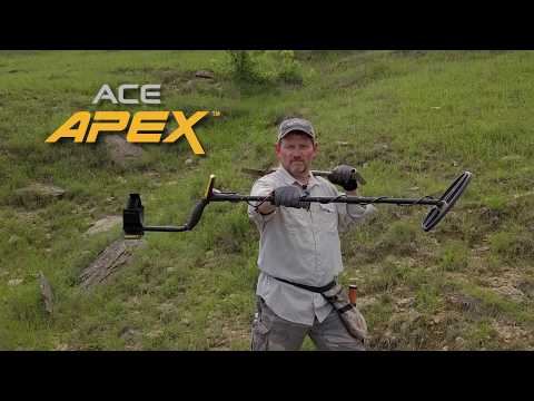 Garrett Ace Apex Multi-Frequency Weatherproof Metal Detector with Waterproof 6x11