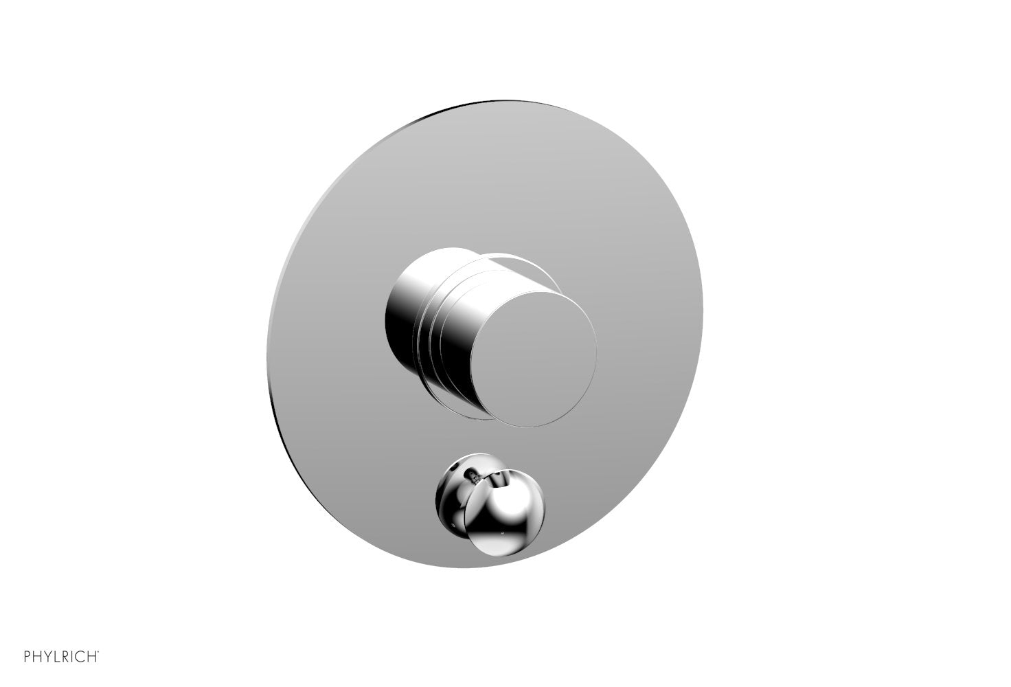 BASIC II Pressure Balance Shower Plate with Diverter and Handle Trim Set 4 197 - Perfect for Bathroom Renovation & Modern Home Upgrade