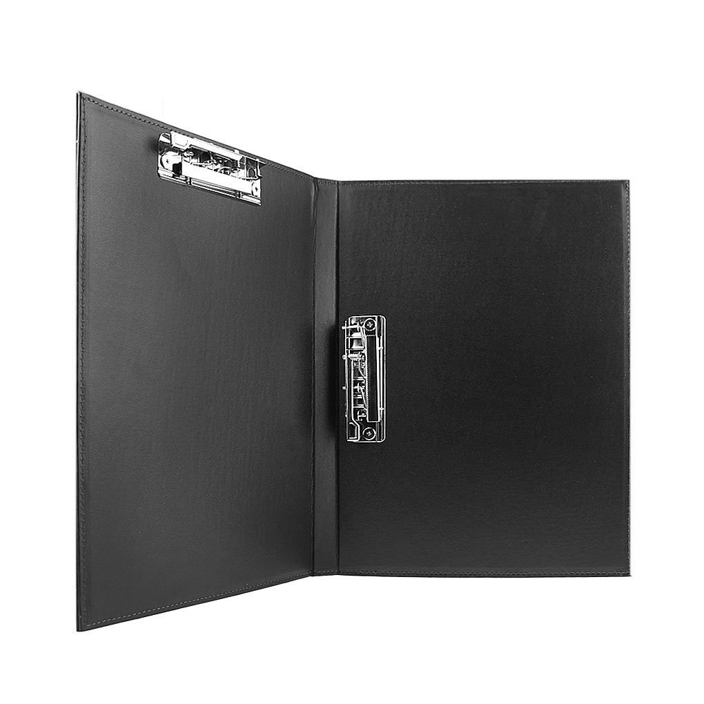 Premium Leather A4 Lever Arch File Cover - Clipboard Document Organizer with Double Paper Clips | Office Stationery for Professionals, Students & Home Use | Perfect for Reports, Contracts, School Projects & Business Meetings