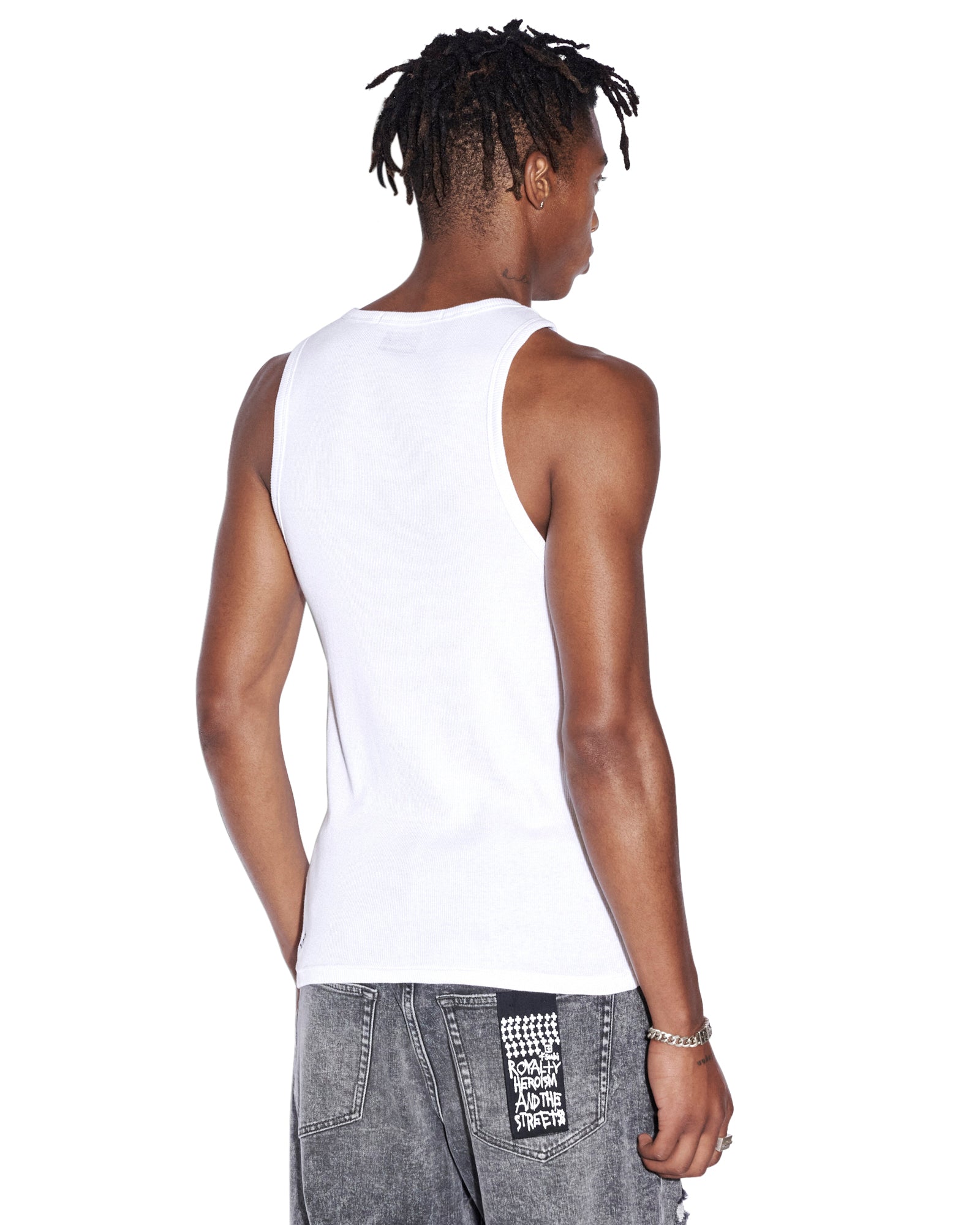 DEBUT SINGLET WHITE - Women's Fashion Basic White Tank Top for Casual Wear, Gym & Summer Outfits