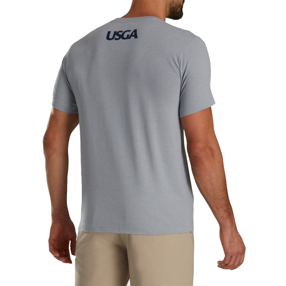 FootJoy 2024 U.S. Open Box Men's Golf T-Shirt - Breathable Performance Tee for Golf Tournaments & Casual Wear