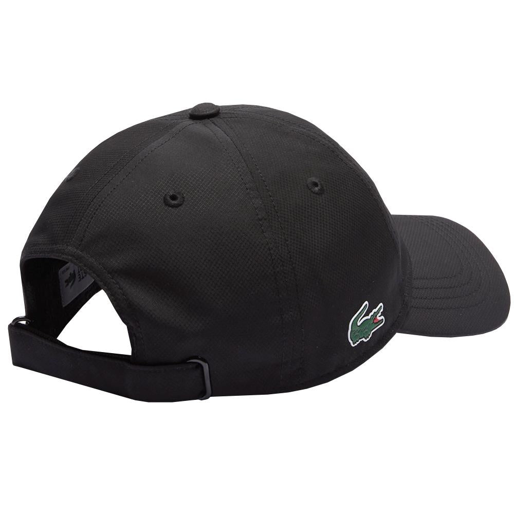 Lacoste Sport Lightweight Baseball Cap for Men & Women - Breathable Adjustable Black Hat for Running, Golf, Tennis & Outdoor Activities