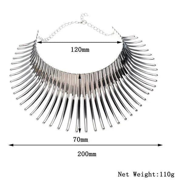Chunky Statement Necklace for Women - Bold Fashion Jewelry for Parties, Dates & Everyday Wear