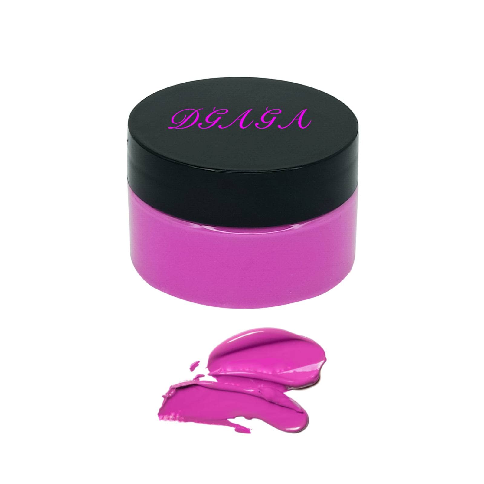 DGAGA Chalk Paste Fuchsia Colors - Silk Screen Printing Paint for Crafts, DIY Home Decor, Fabric, Paper, Wood & Furniture - Perfect for Stencils, Chalkboards & Creative Projects