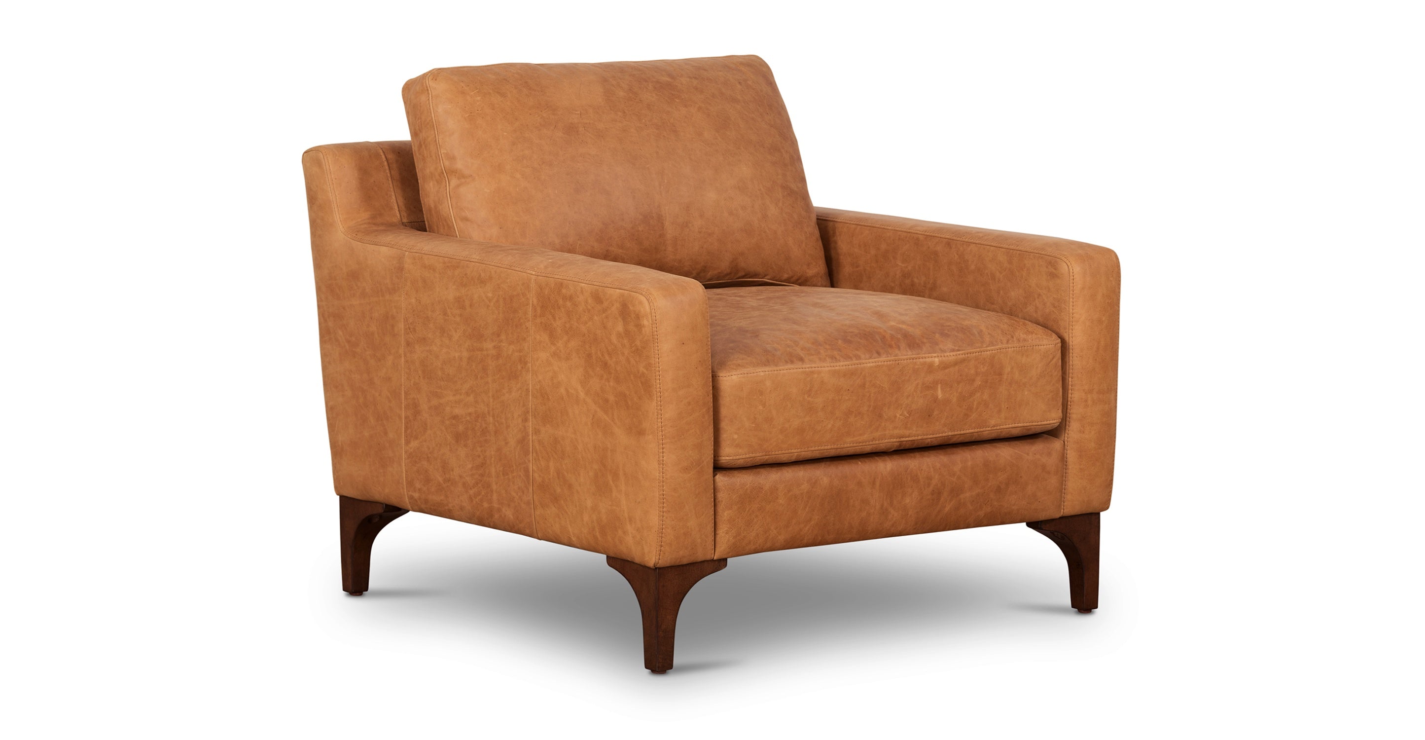 Sorrento Lounge Chair - Modern Comfortable Accent Chair for Living Room, Bedroom, or Office - Perfect for Relaxing, Reading, and Lounging