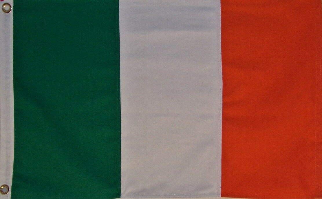 Irish National Flag 2x3 ft - Premium Cotton Stitched Ireland Flag - Orange, Green, White - Perfect for St. Patrick's Day, Irish Heritage Events & Home Decor