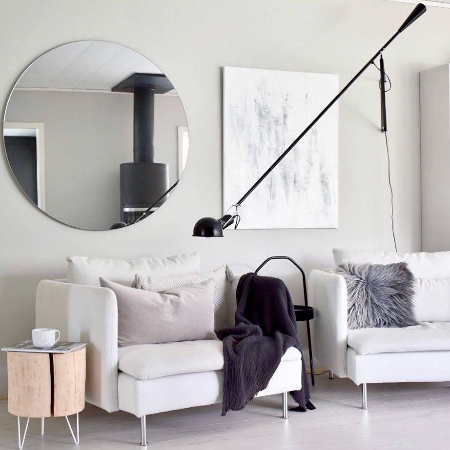 Modern Long Arm Wall Lamp - Adjustable Swing Arm Sconce for Bedroom, Living Room & Office - Perfect for Reading, Working & Ambient Lighting
