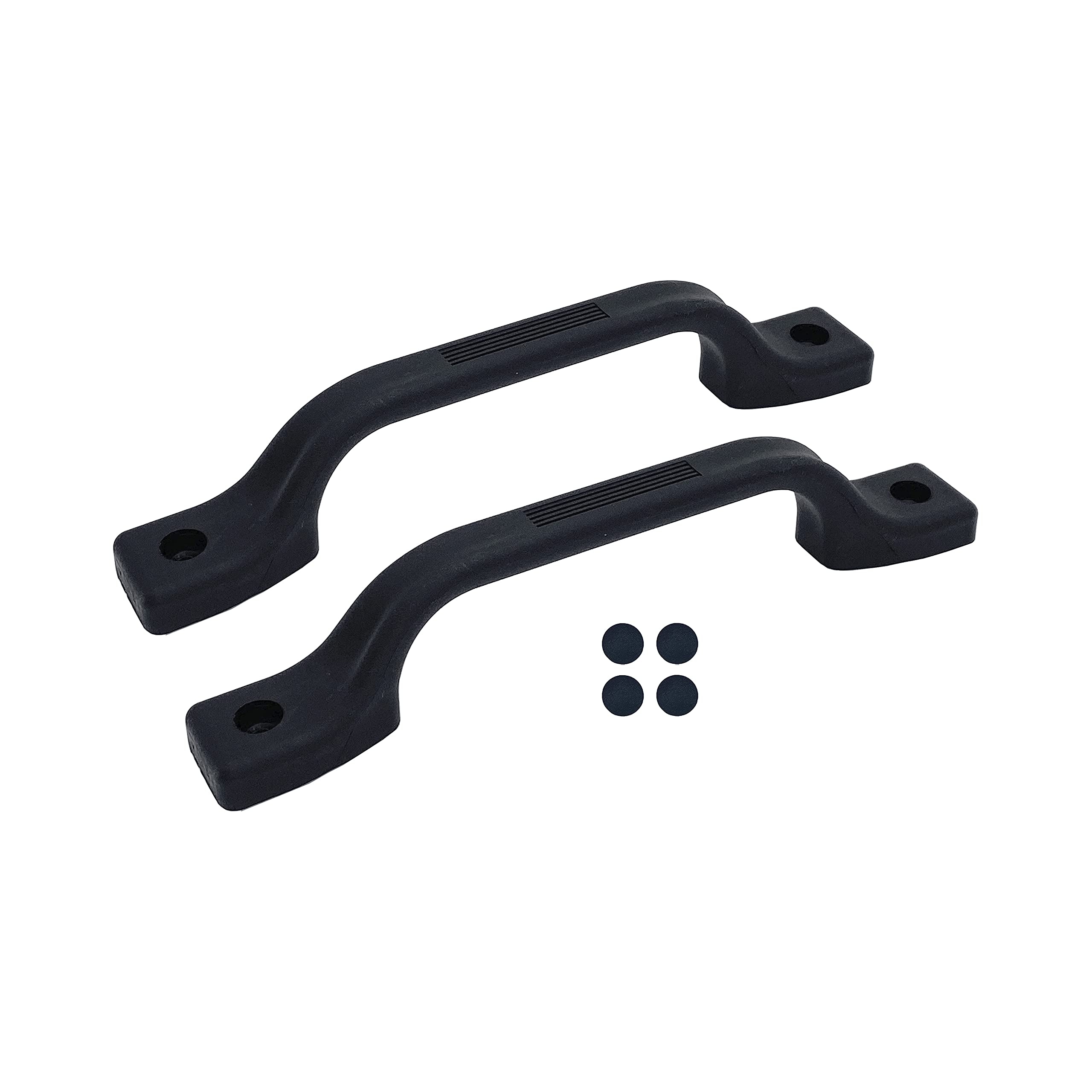 Plastic Grab Handle - Entry Door Assist Bar for RV, Trailer, Camper, Motorhome, Cargo Trailer & Boat - OEM Replacement (Black) - Easy Installation & Improved Safety for Elderly & Disabled Access