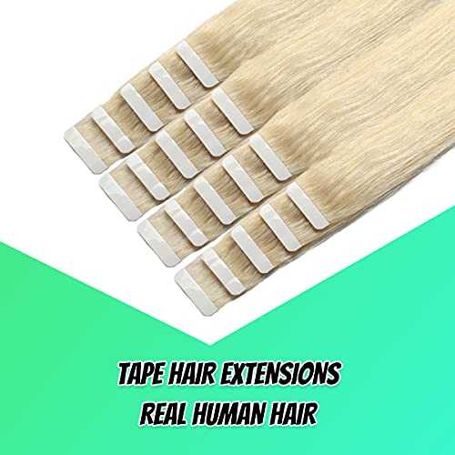 20 Pcs 50 Grams Tape in Human Hair Extensions - Remy Hair for Natural Look & Volume - Perfect for Daily Wear, Parties & Special Occasions