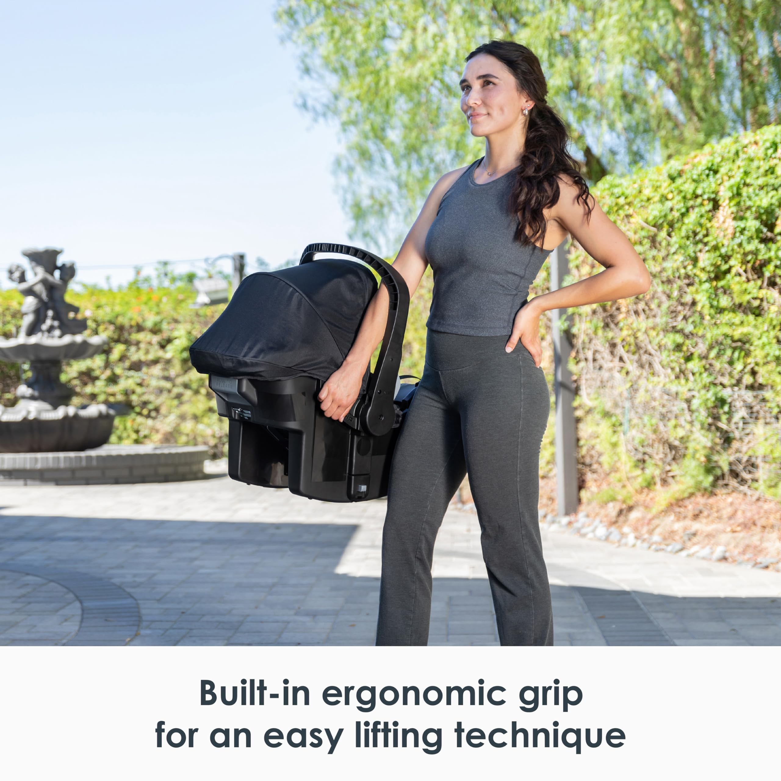 Baby Trend Morph Single to Double Modular Stroller Travel System with EZ-Lift™ PLUS Infant Car Seat - Dash Grey | Convertible Stroller for Twins or Siblings | Perfect for Shopping, Travel & Everyday Use