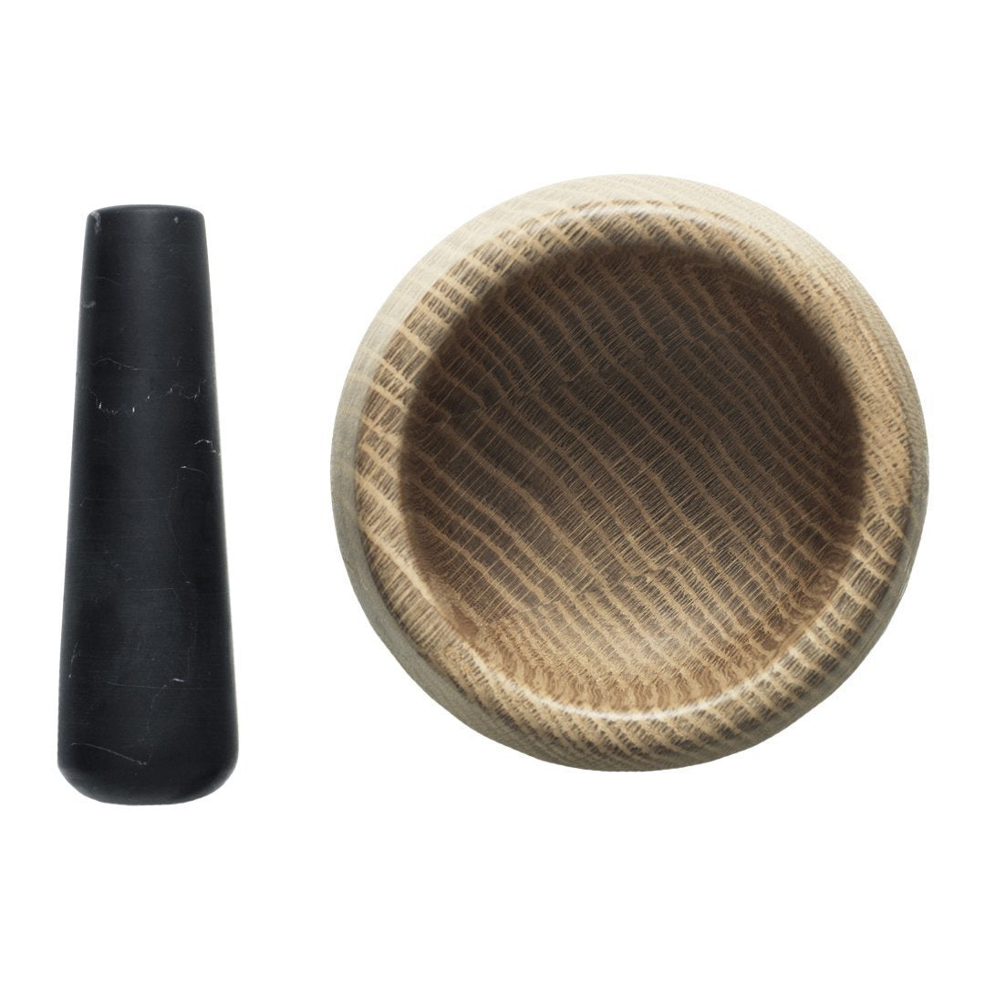 Premium Handcrafted Mortar and Pestle Set for Grinding Spices, Herbs, and Pesto - Set of 4 - Perfect for Cooking, Baking, and Herbal Remedies