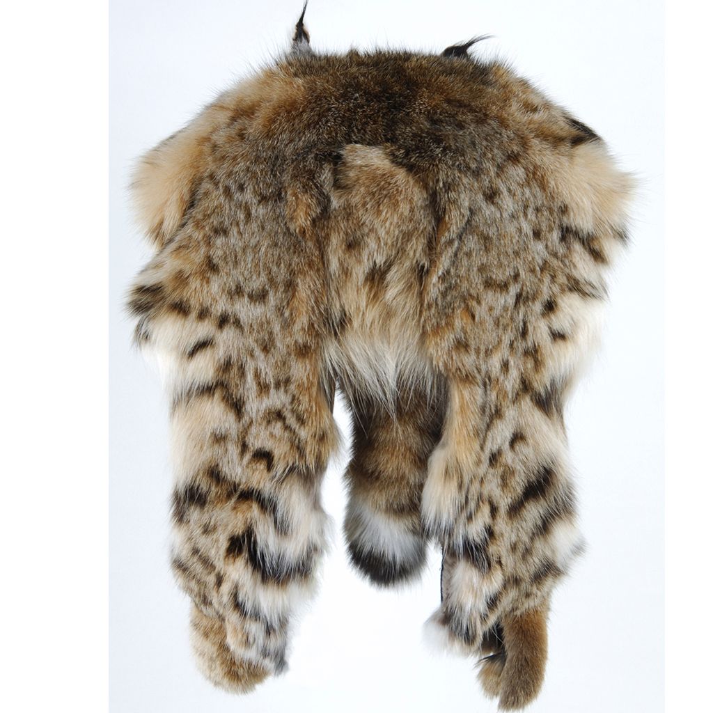 Authentic Western Canadian Bobcat Mountain Man Hat - Warm Fur Trapper Hat for Outdoor Adventures, Hunting & Winter Camping