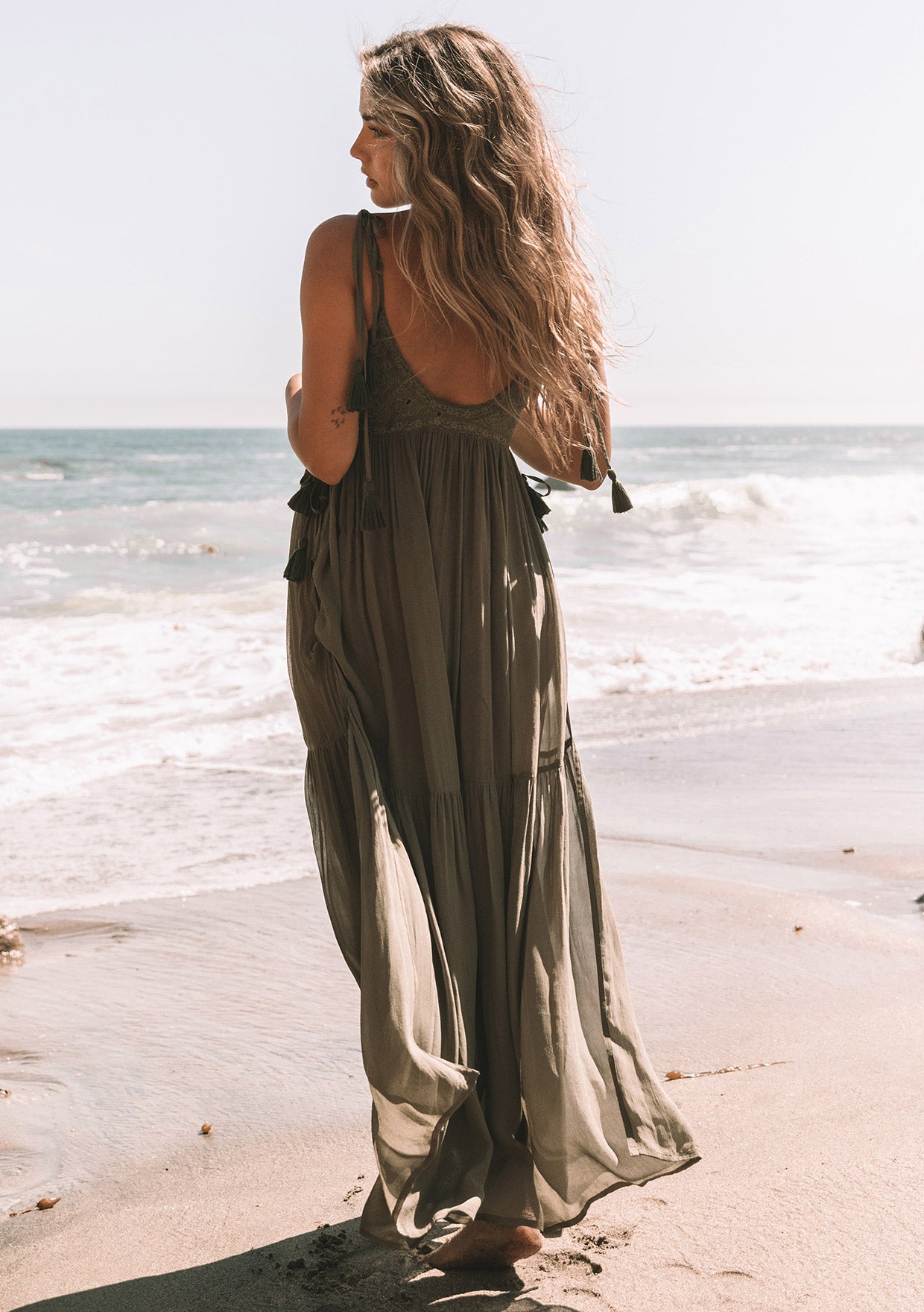 Beach Bliss Sheer Cover Up - Lightweight Swimwear Cover Up for Women, Flowy Beach Dress with Sheer Fabric, Perfect for Poolside, Vacation & Summer Outfits