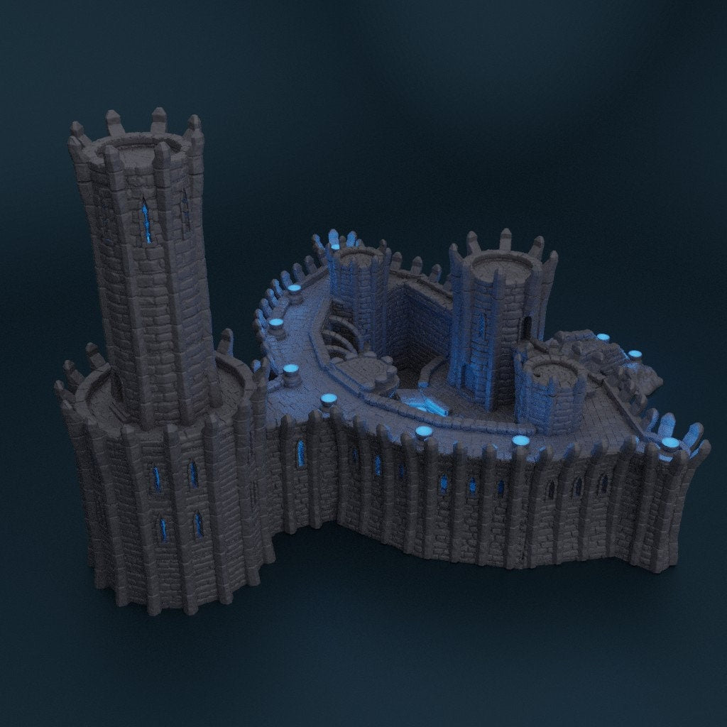 Wizard Academy Castle - Fantasy Magic School Terrain for Dungeons & Dragons RPG - Perfect for Tabletop Gaming & D&D Campaigns