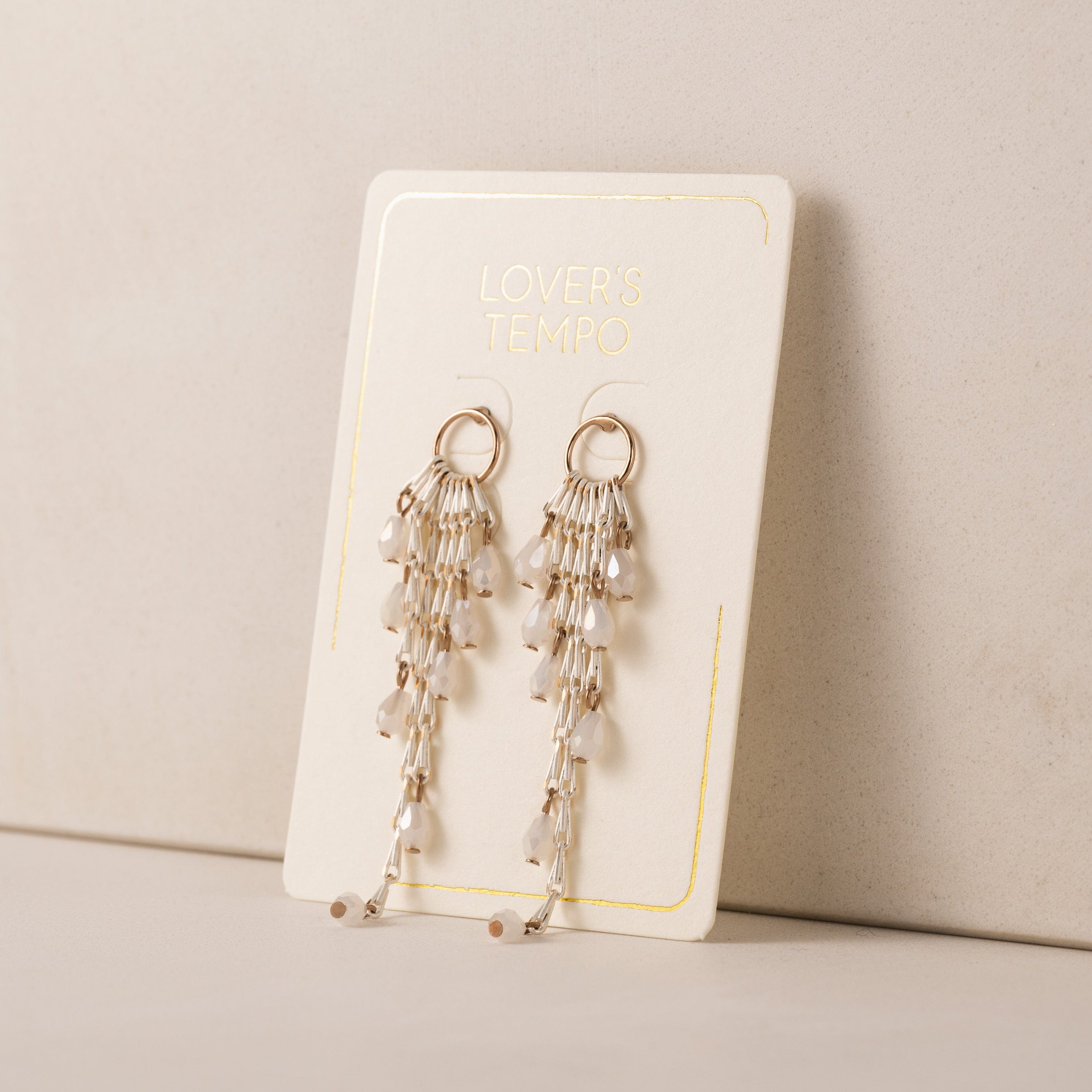 Elegant Cascade Drop Earrings for Women - Dainty Handmade Jewelry Gift for Wedding, Party & Special Occasions