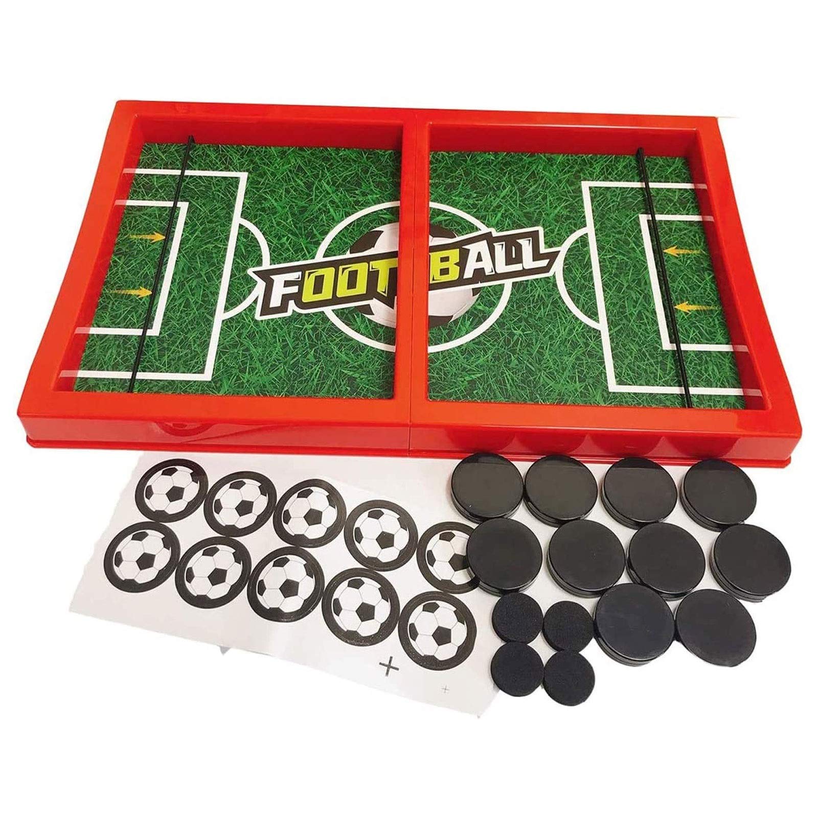 ZYuan Fast Sling Puck Game - 10 Pucks Hockey Battle Board Game for Adults & Kids | Parent-Child Interactive Tabletop Toy | Great for Family Game Nights, Parties & Indoor Entertainment