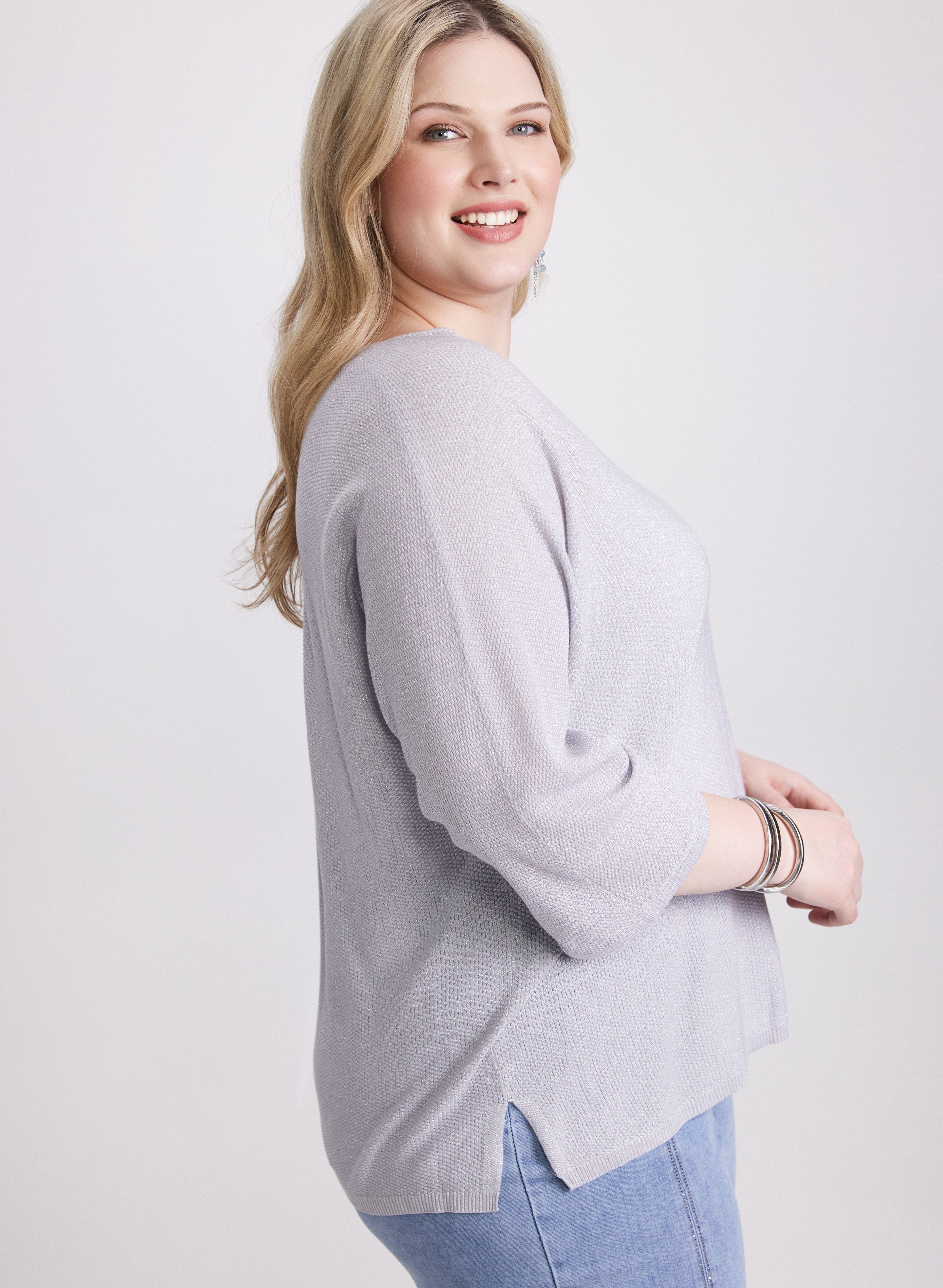Women's Dolman Sleeve Sweater - Soft Knit Oversized Pullover for Casual Wear & Layering | Perfect for Fall, Winter & Office Outfits