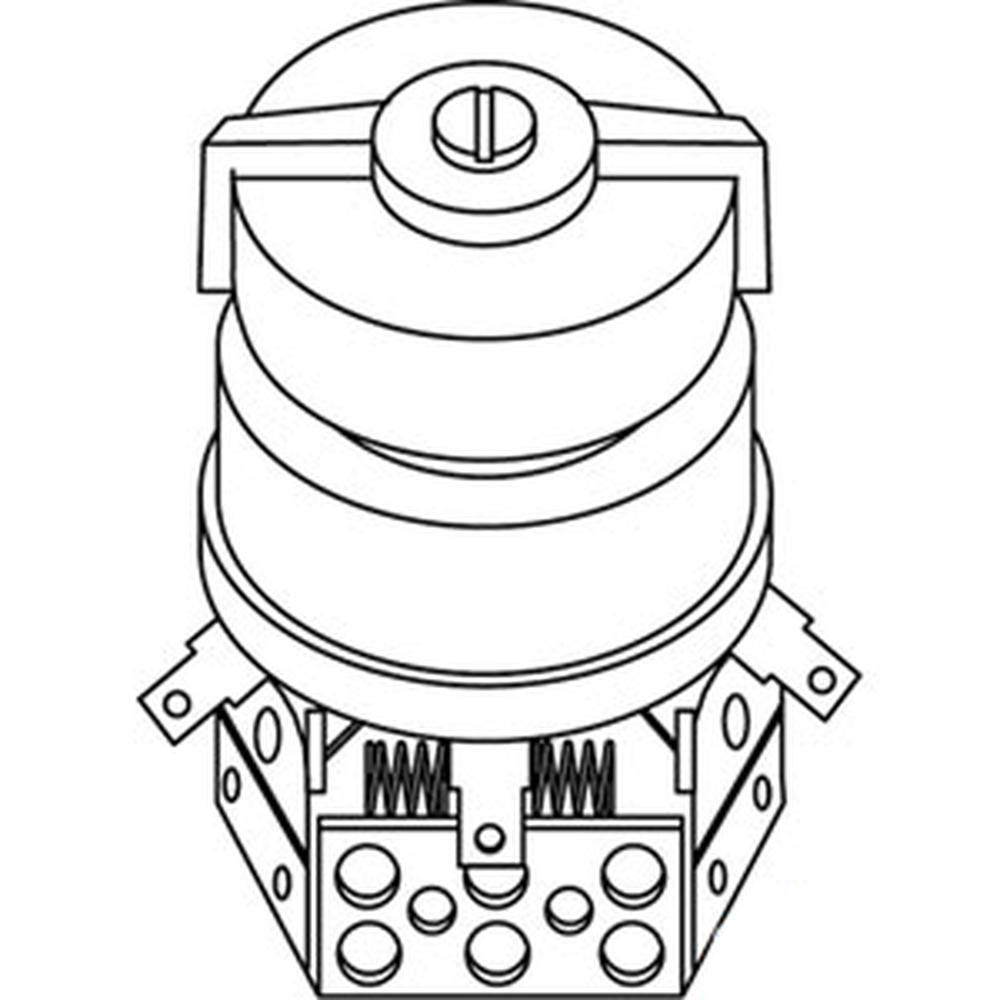 RAParts 4 Position Light Switch - Compatible with International 1066, 966, 766, 856, 1466, 756, 826, 656, 156 Tractors - Perfect for Dashboard Lighting & Electrical System Upgrades
