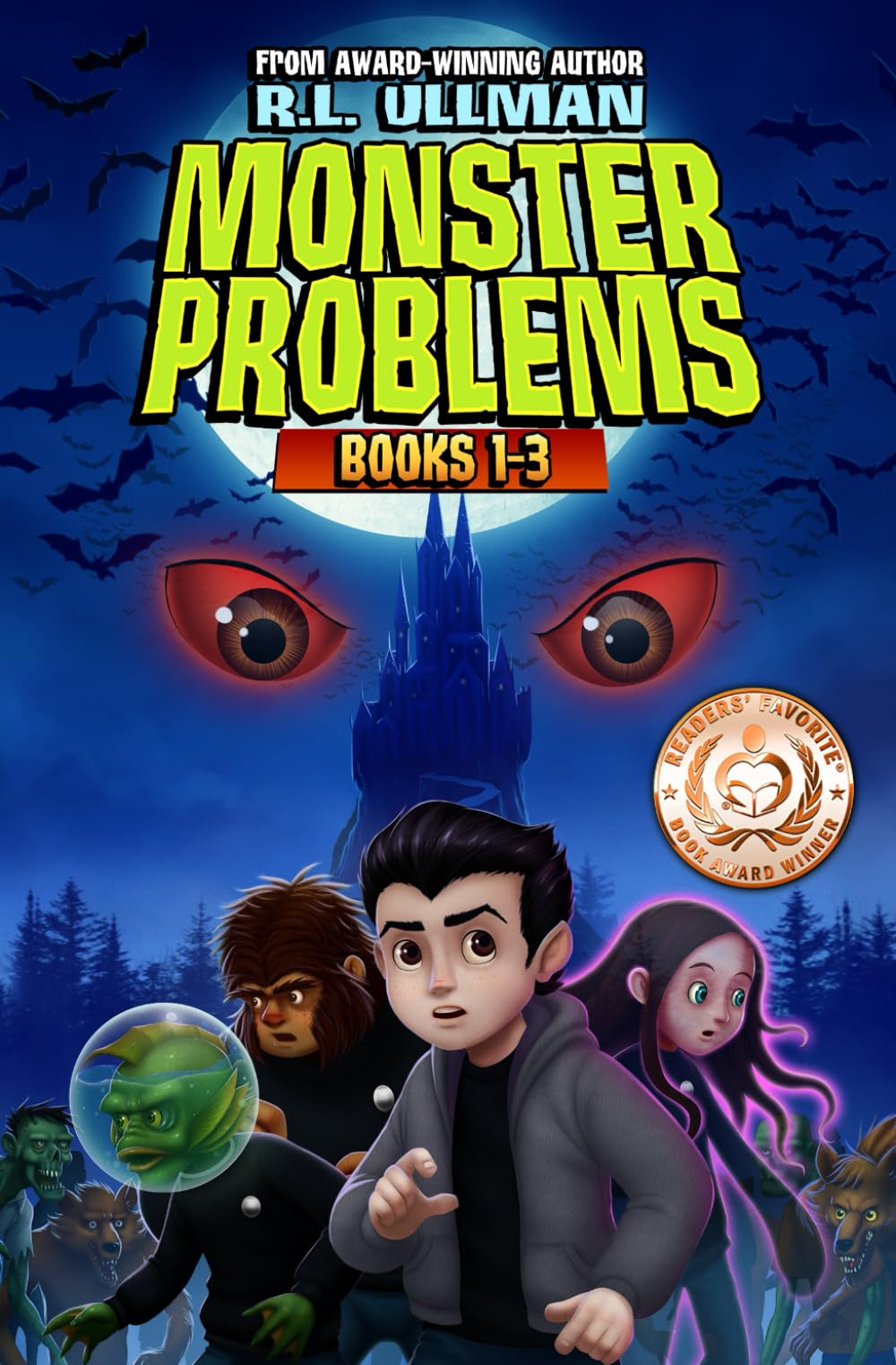 Monster Problems Book Series 1-3 - Kids Fantasy Adventure Chapter Books for Ages 8-12 | Perfect for Bedtime Reading, Classroom Libraries & Gift Giving