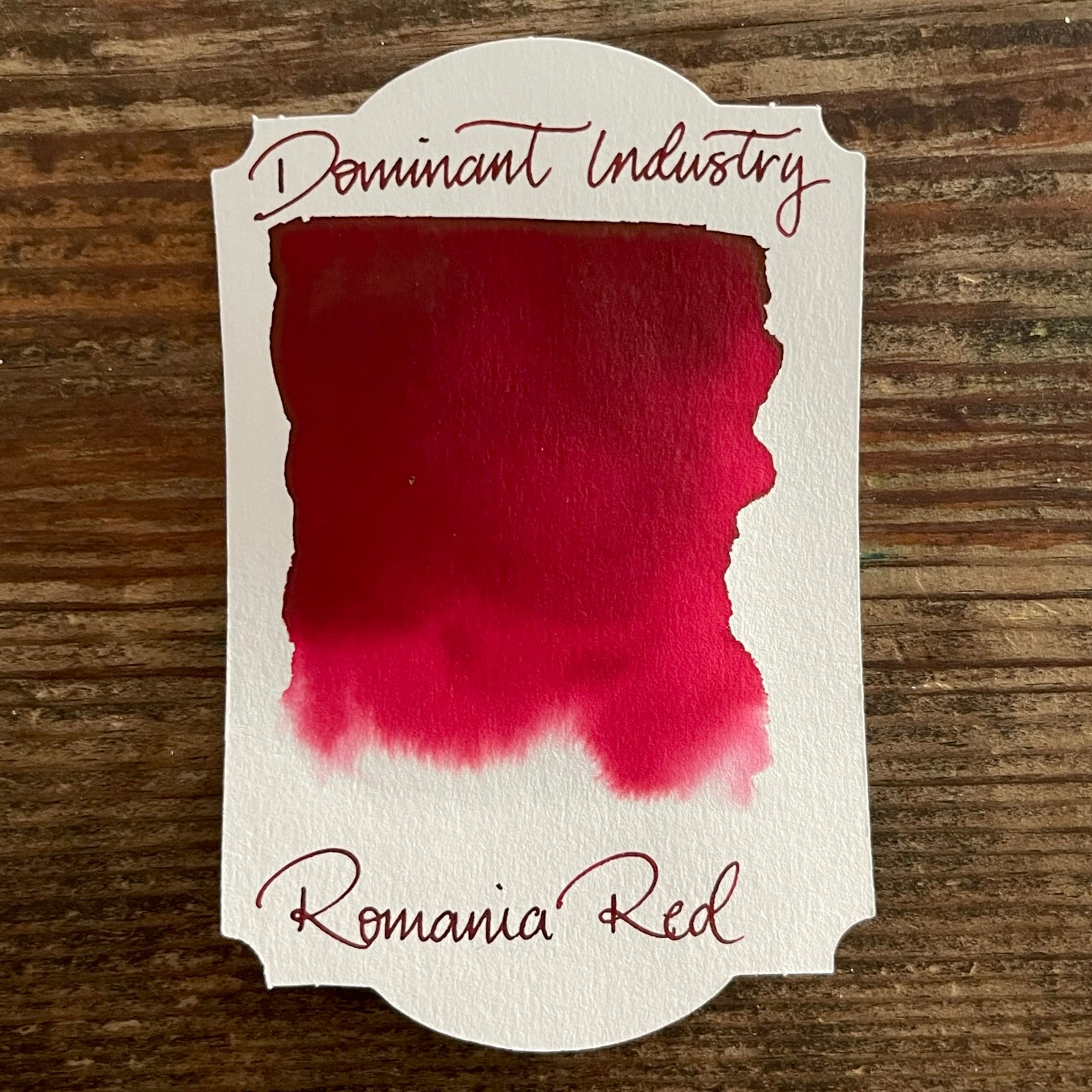 Dominant Industry Romania Red Fountain Pen Ink - Premium Quality for Calligraphy, Writing & Art - Perfect for Journals, Letters & Creative Projects
