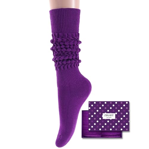 Thick Slouch Dark Purple
