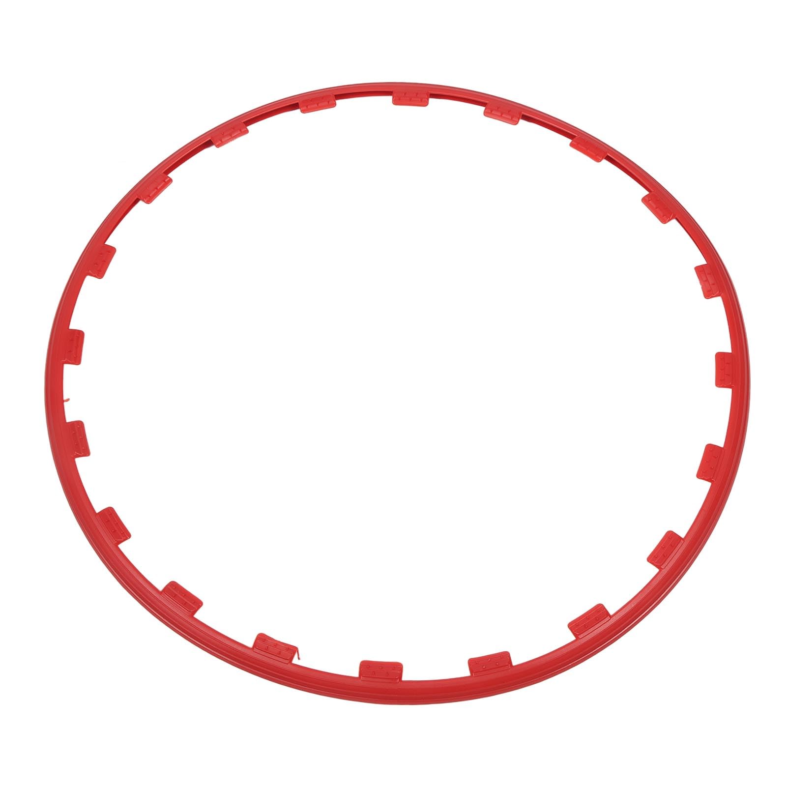 FOSA 4PCS Wheel Rim Rings - Stylish & Durable 19 Inch Wheel Edge Trim Protector for Cars & Trucks (Red) | Perfect for Off-Road Adventures & Custom Vehicle Styling