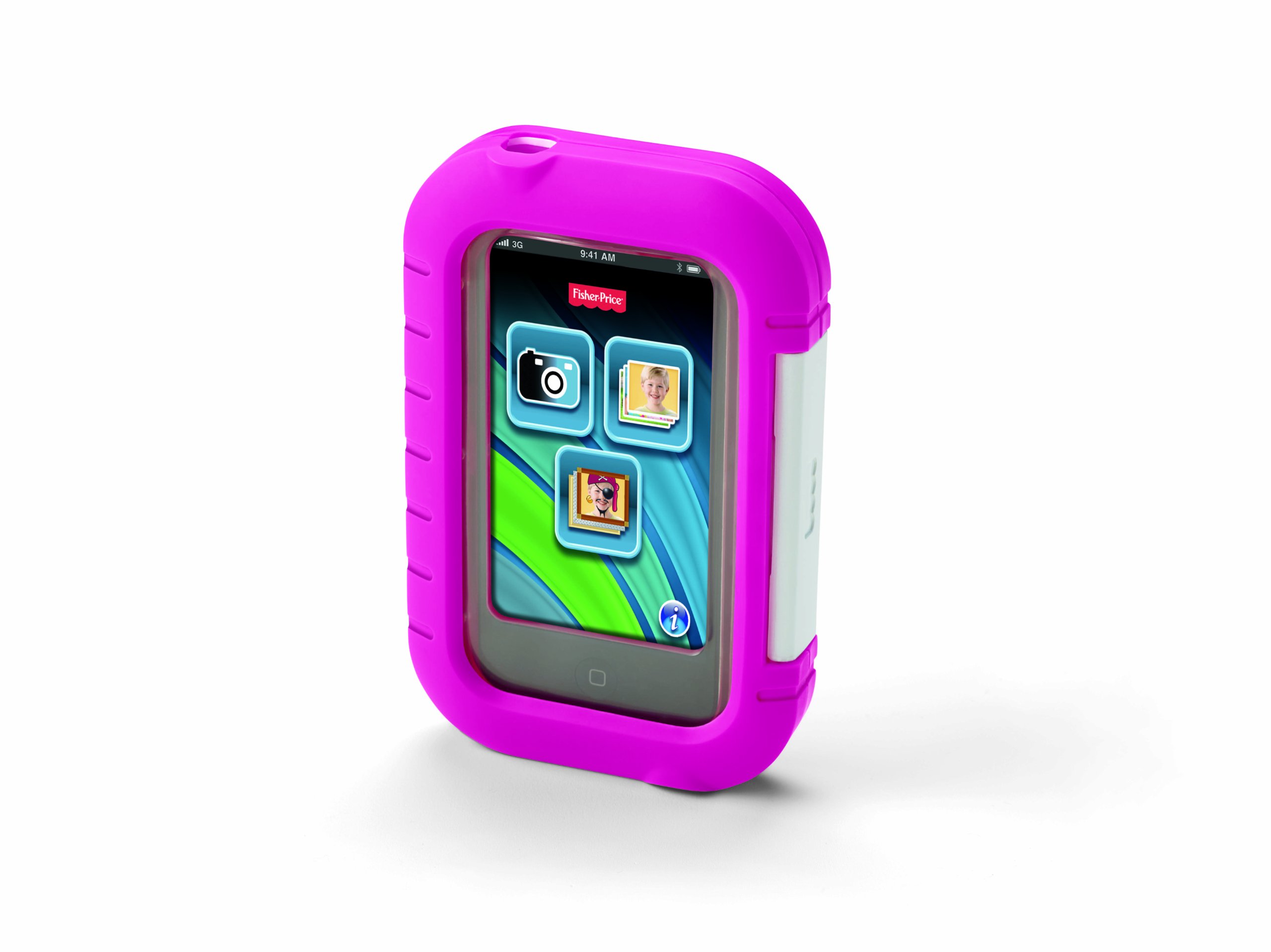 Fisher-Price Kid-Tough Apptivity Case for iPad - Shockproof & Drop-Proof Protective Cover for Kids (Pink) - Perfect for Learning, Gaming & Travel
