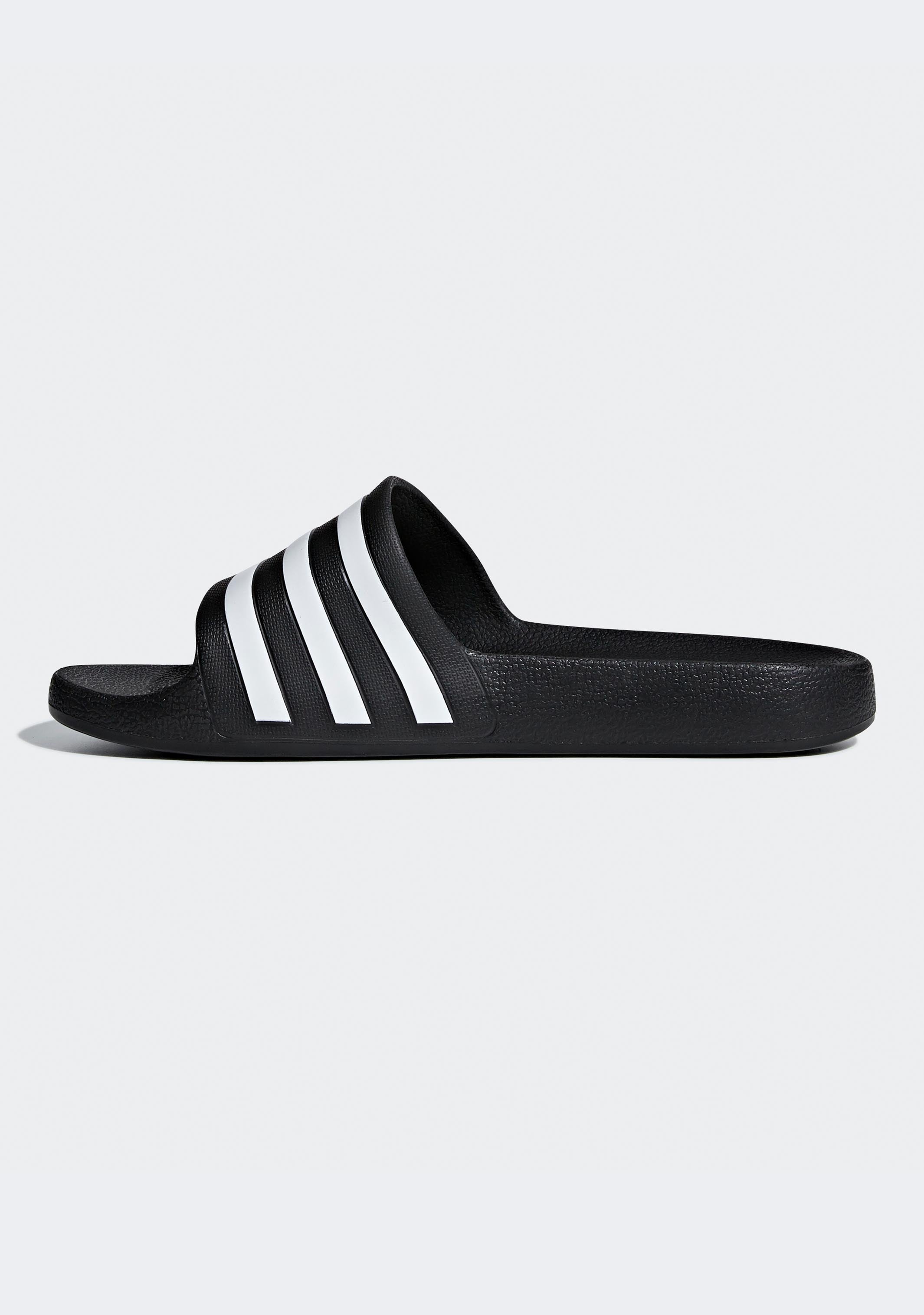 Adidas Men's Adilette Aqua Slide Sandals - Comfortable Waterproof Pool Slides for Men - Perfect for Beach, Pool, Gym & Shower Use