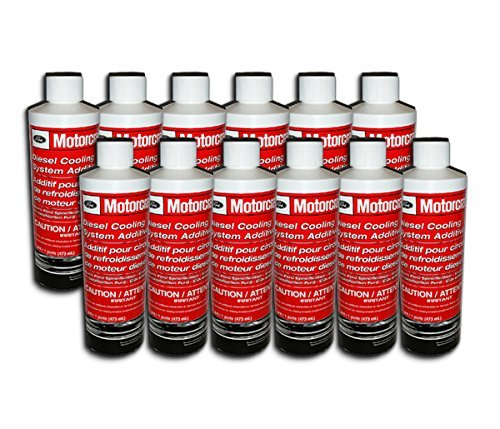 Motorcraft Ford Diesel Coolant Additive VC-8 - 12 Pack (1 Quart Bottles) | Heavy Duty Engine Protection for Ford 6.0L & 7.3L Powerstroke | Prevents Overheating & Corrosion in Extreme Conditions