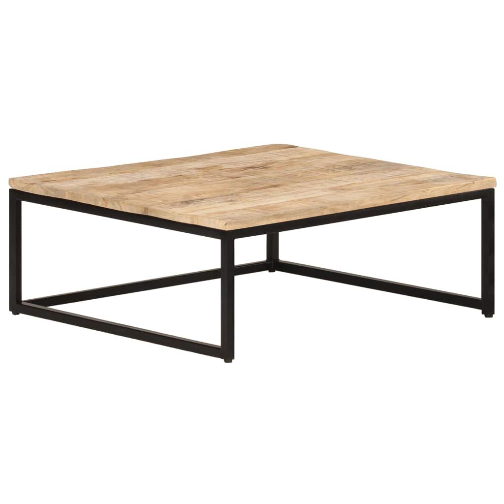 CHARMMA Nesting Coffee Tables Set of 2 - Solid Mango Wood Modern Living Room Furniture - Perfect for Small Spaces, Home Decor & Entertaining Guests
