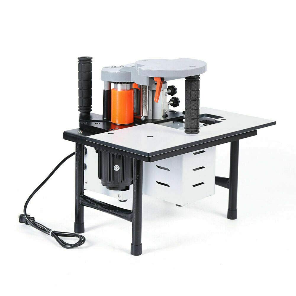 CNCEST Portable Edge Banding Machine for Woodworking - Double Side Gluing Edge Bander 110V US Plug | Perfect for DIY Furniture, Cabinets & Home Improvement Projects