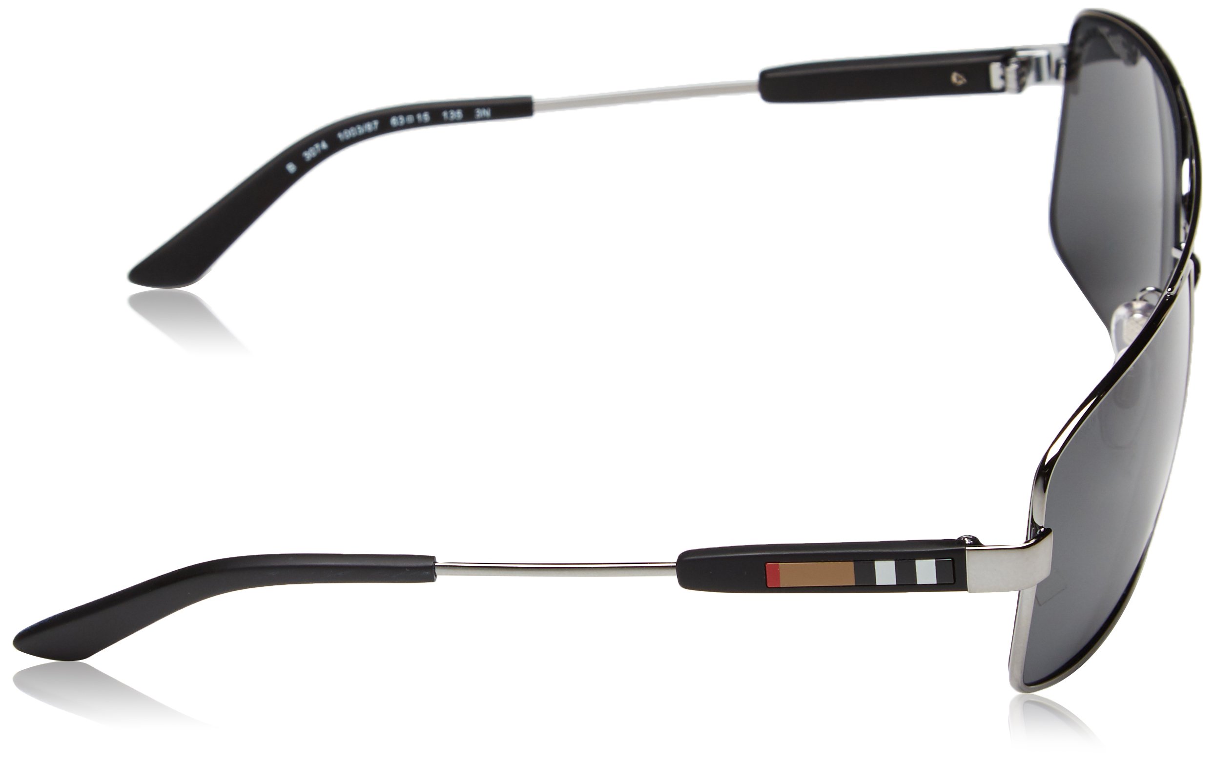 BURBERRY BE 3074 Sunglasses in Gunmetal Grey - Stylish UV Protection for Men & Women - Perfect for Outdoor Activities, Travel, and Fashion Accessories