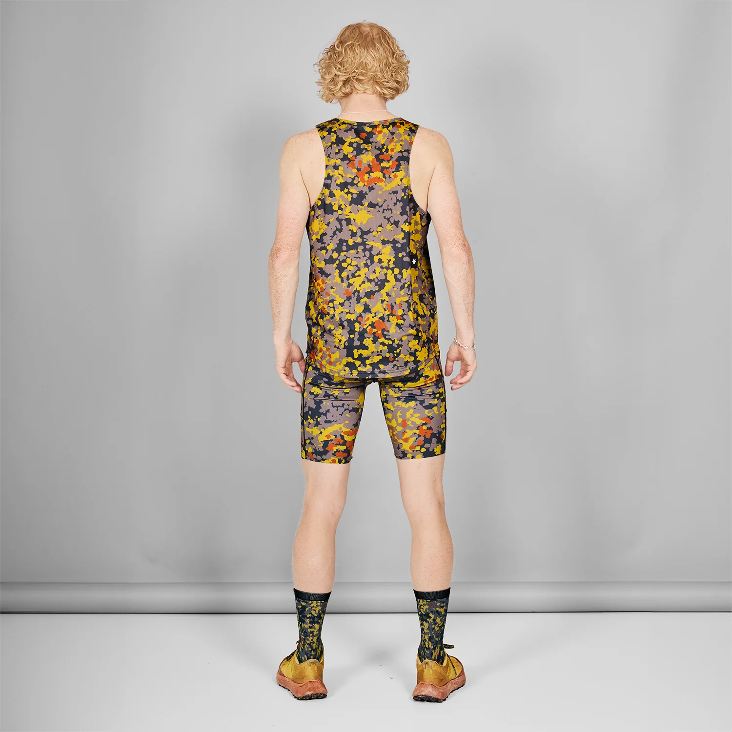 SAYSKY Men's Camo Combat Singlet (1019) - Tactical Workout Shirt for Gym, Running & Outdoor Training | Moisture-Wicking & Breathable Performance Top