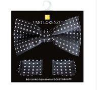 Stylish Boys' Bow Tie and Pocket Square Set - Perfect for Weddings, Parties & Formal Events - Elegant Kids' Accessories for Special Occasions