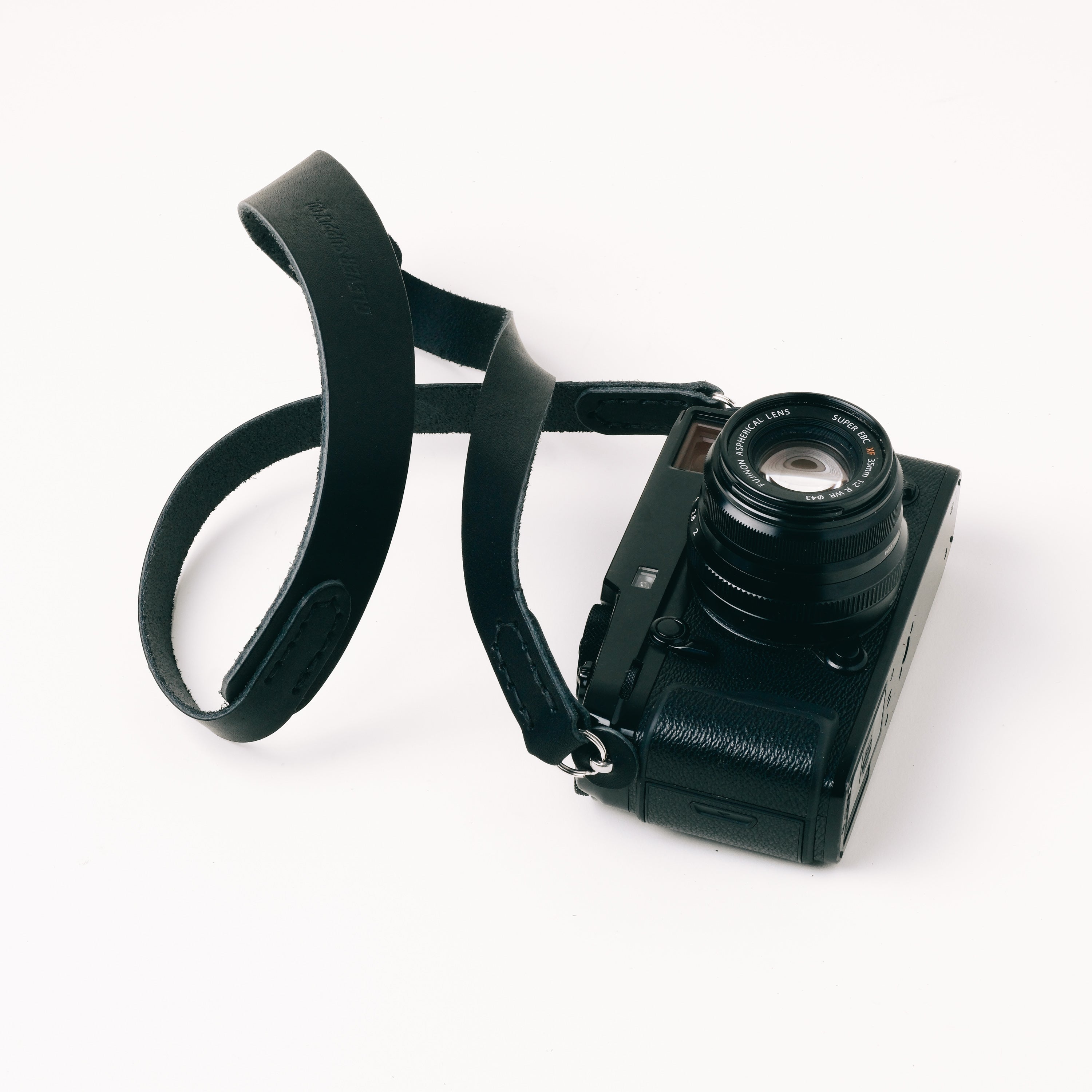 Clever Supply Traditional Camera Strap with Split Ring - 36 Inch Adjustable Neck Strap for DSLR & Mirrorless Cameras - Durable Black Nylon Strap for Photographers, Travel & Everyday Use