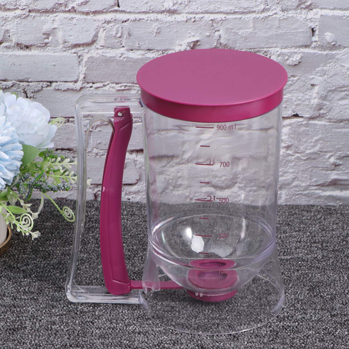 DOITOOL Muffin Mix Label Dispenser - Baking Tool for Cupcakes, Pancakes, Waffles & Crepes - Easy Pour Batter Dispenser for Perfect Baking - Ideal for Home Bakers, Bakeries & Cafes