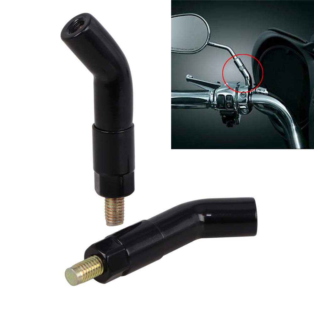 Black Rear View Side Mirror Stem 3